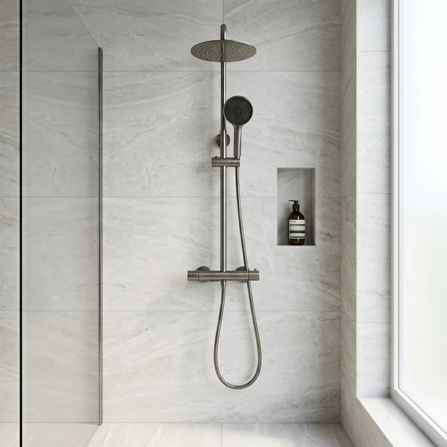 Coloana de dus cu termostat Drop Titan  9