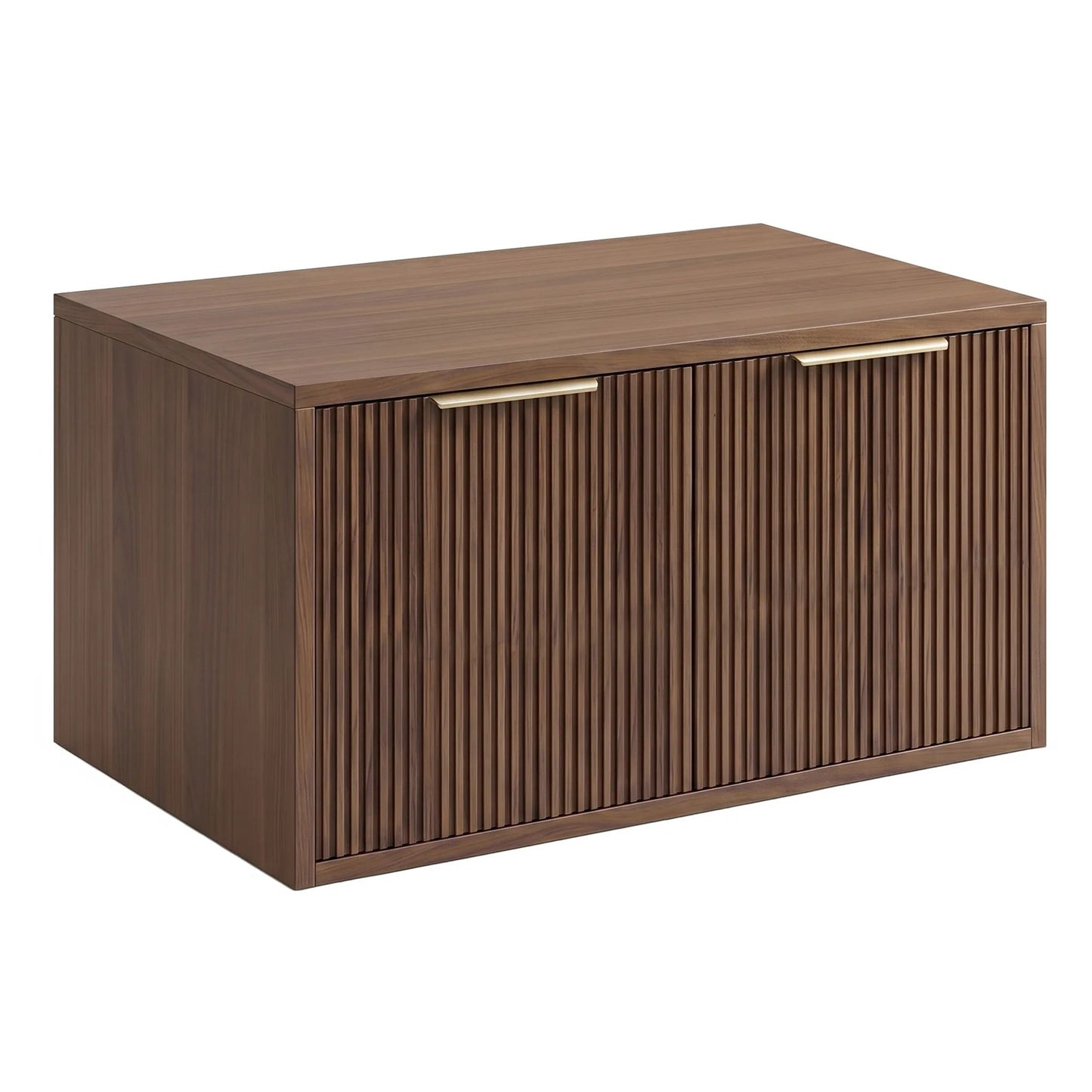 Dulap baie pentru lavoar Rea Core 80cm Brown  9