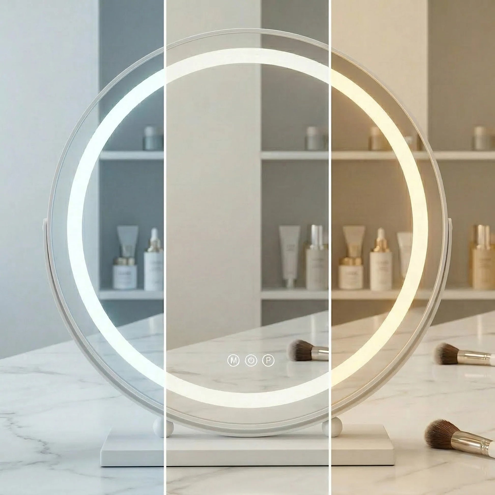 Oglindă LED MAKE-UP White 50 cm  9