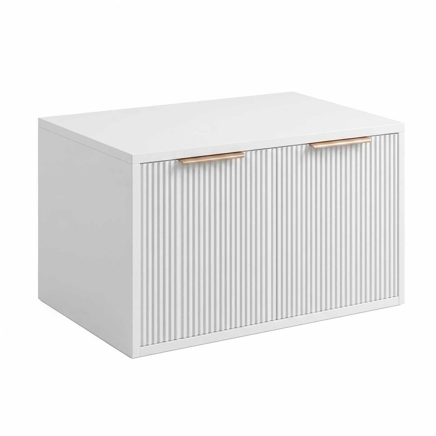 Dulap baie pentru lavoar Rea Core 60cm White  9