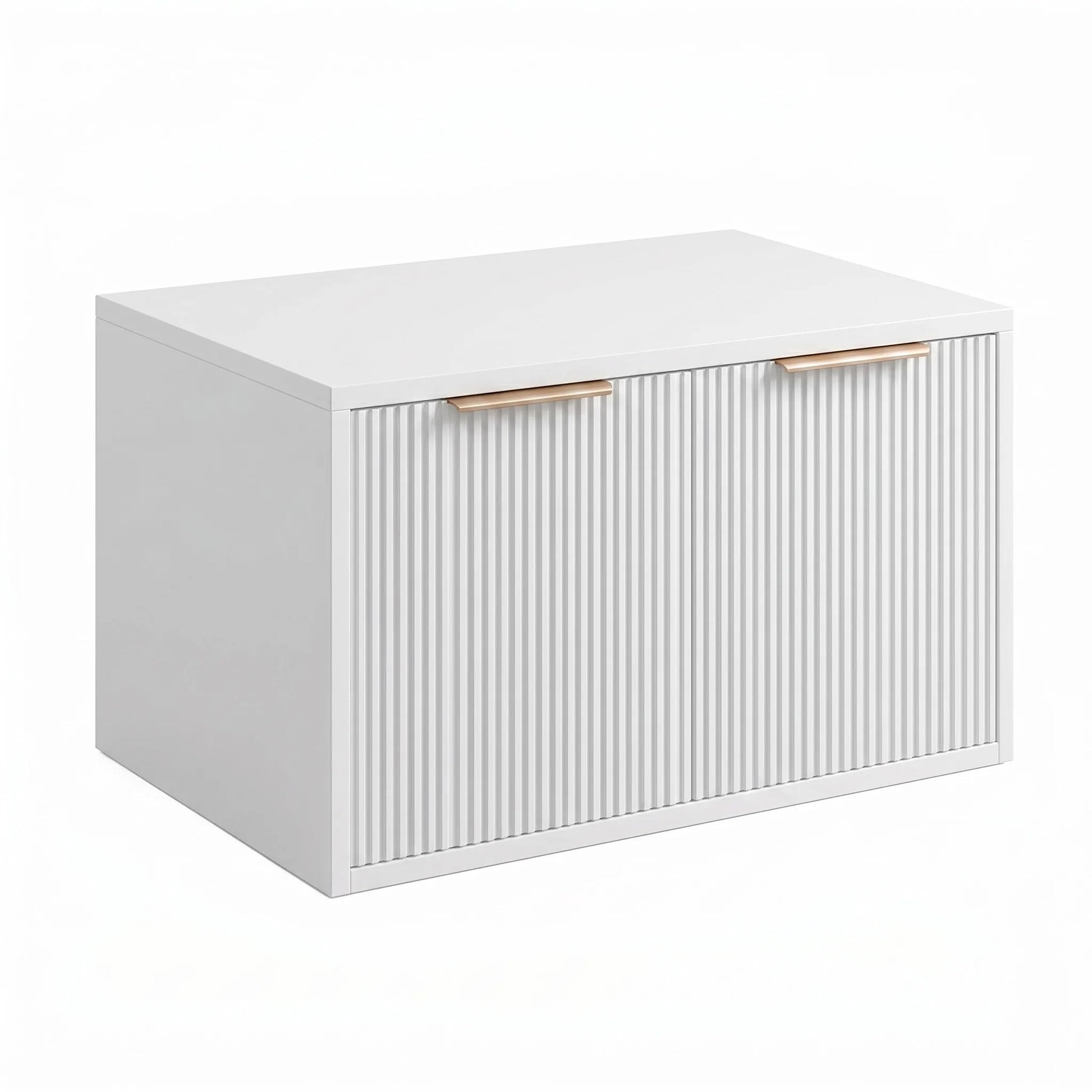 Dulap baie pentru lavoar Rea Core 60cm White  9
