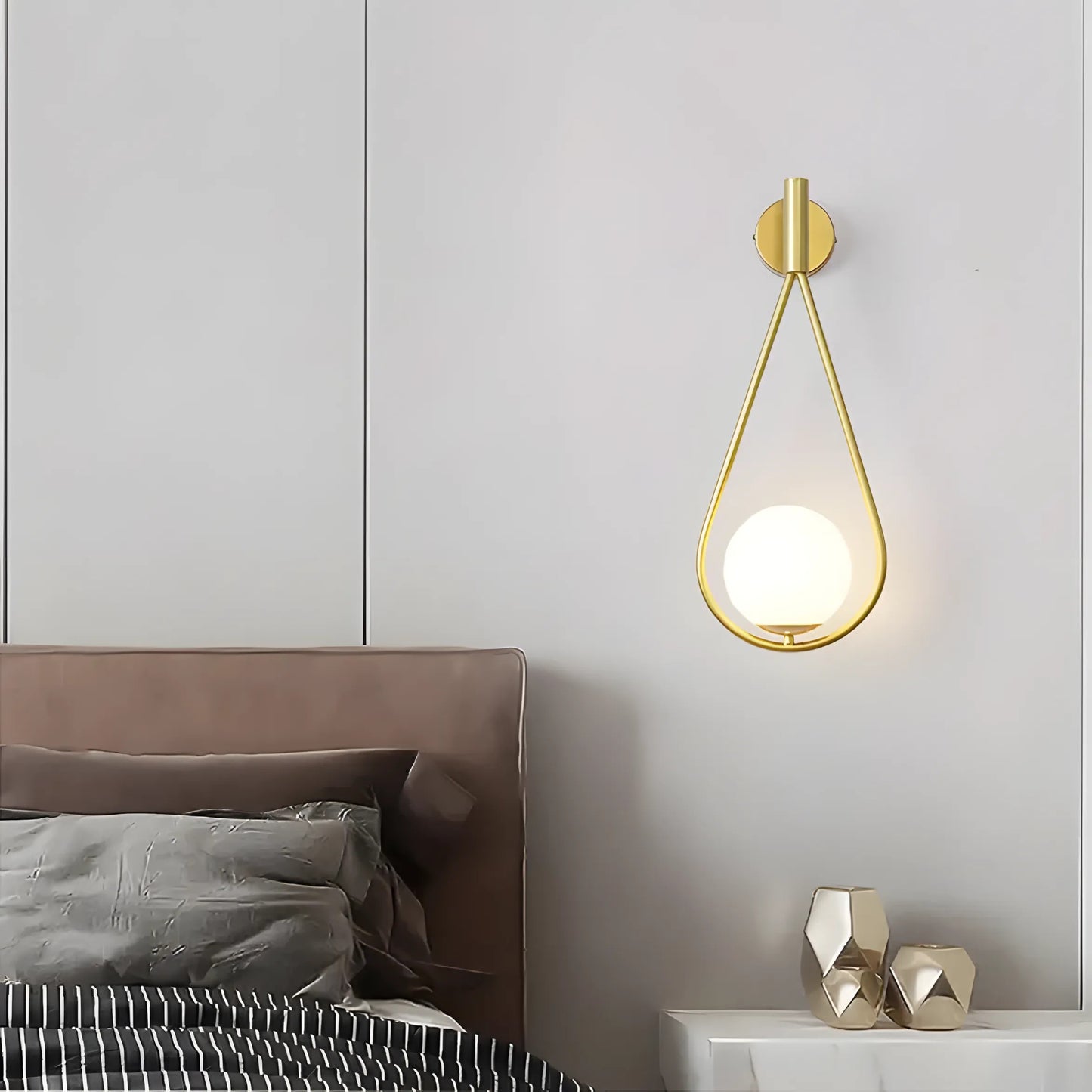 Lampa de perete G094-1W GOLD WHITE  9