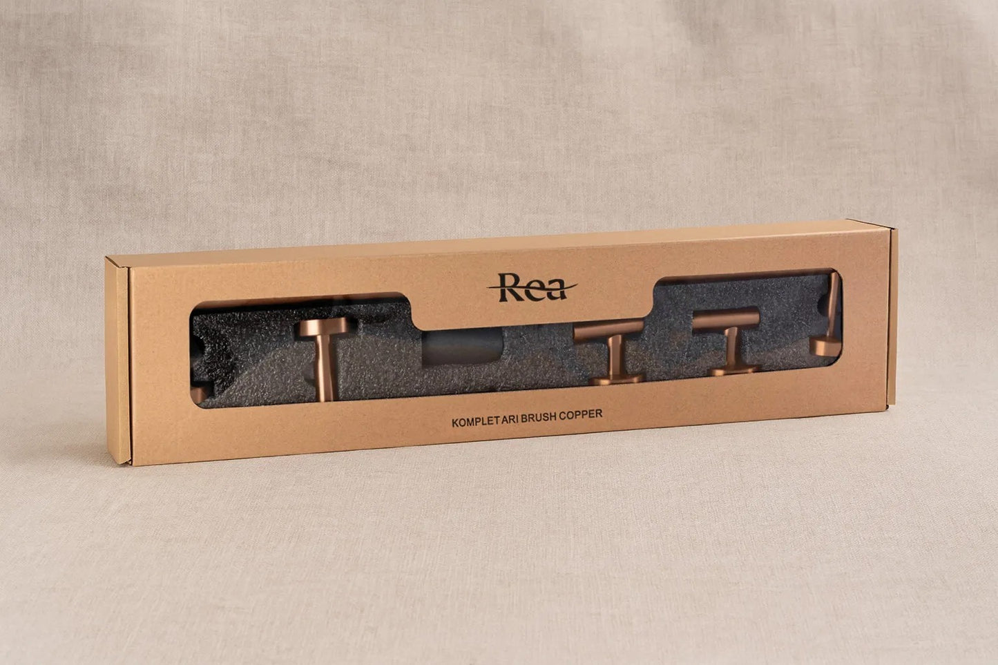 Set accesorii pentru baie  Ari Brush Copper 4 piese  9