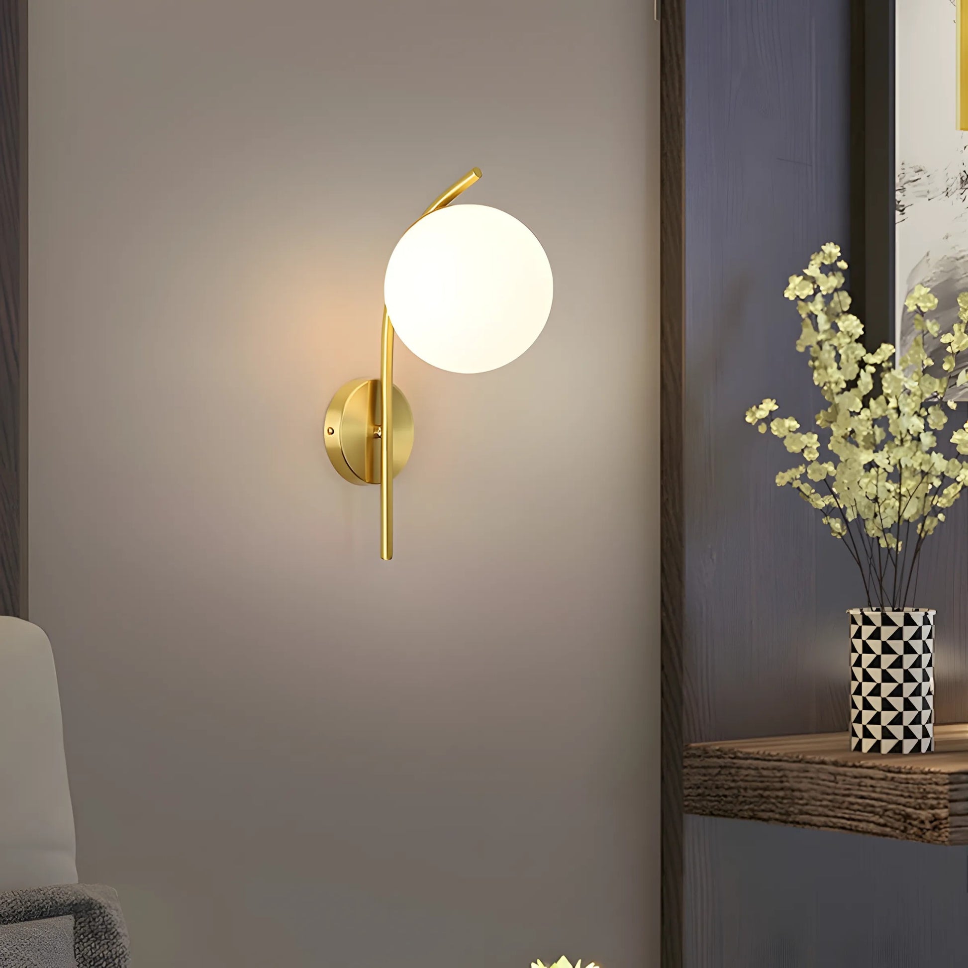 Lampa de perete G104-1W Gold  9