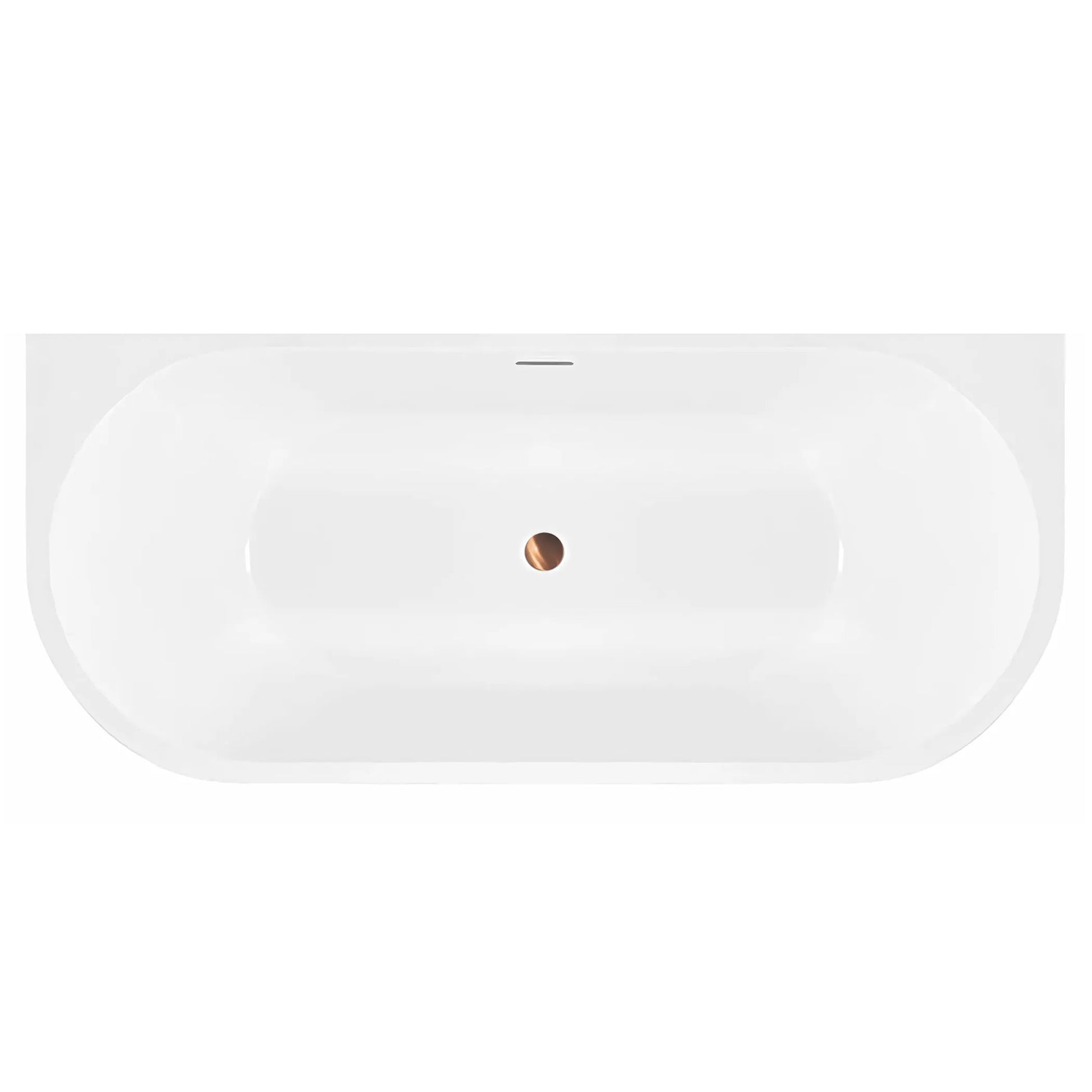 Cada din acril OLIMPIA 150cm Capac dop cupru periat 9