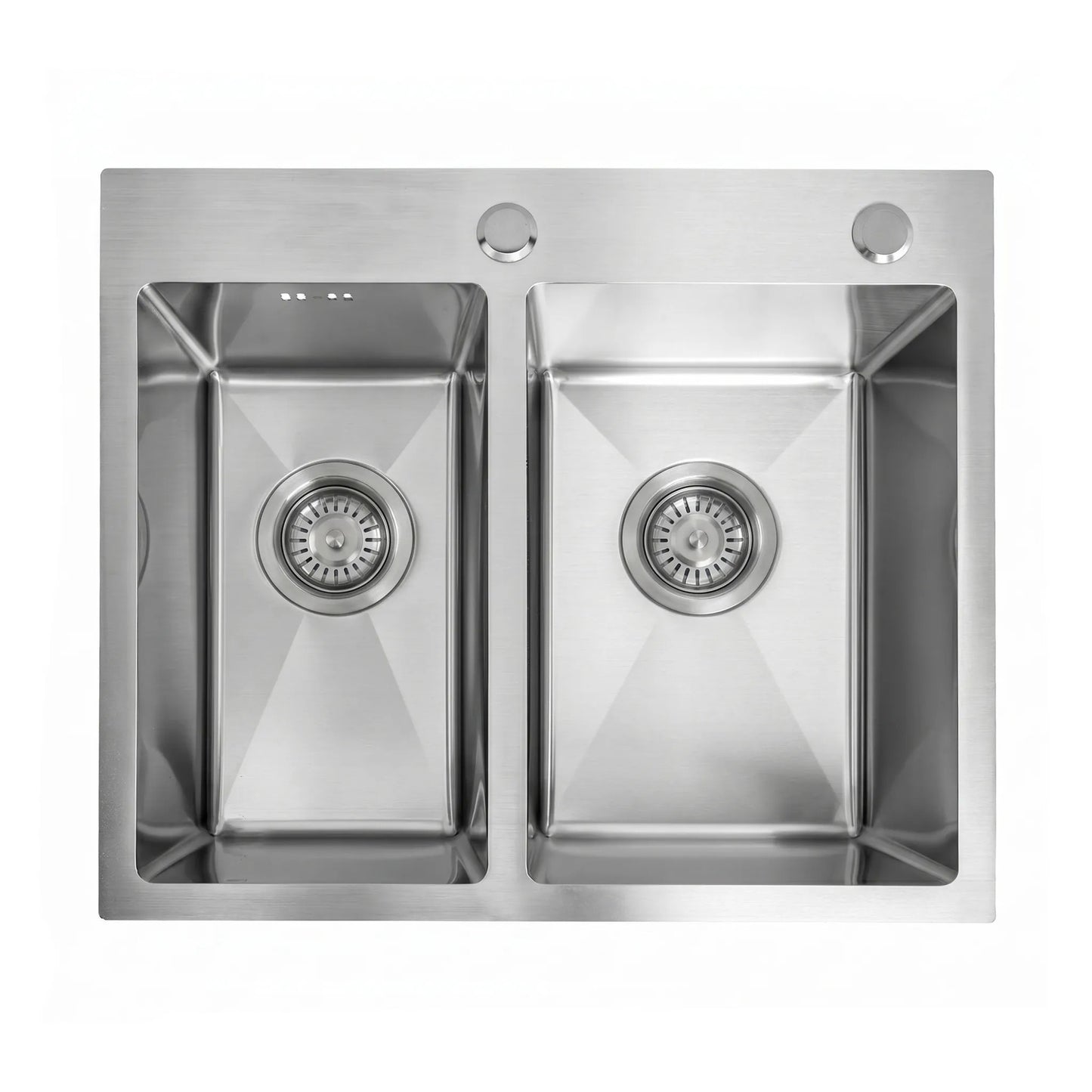 Chiuvetă inox Toby BRUSH STEEL fără robinet de bucătărie 9