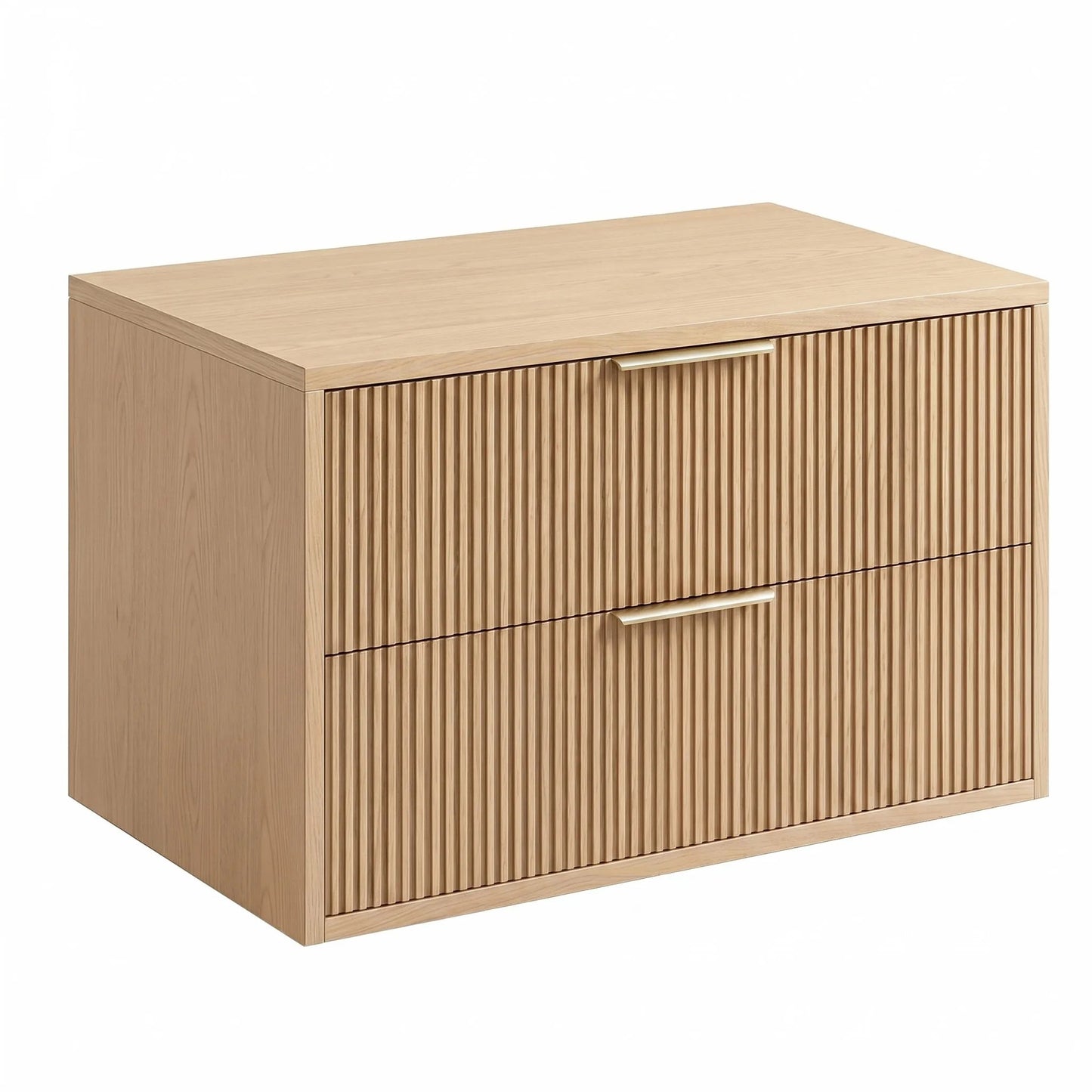 Dulap baie pentru lavoar Rea Mono 80cm Beige  9