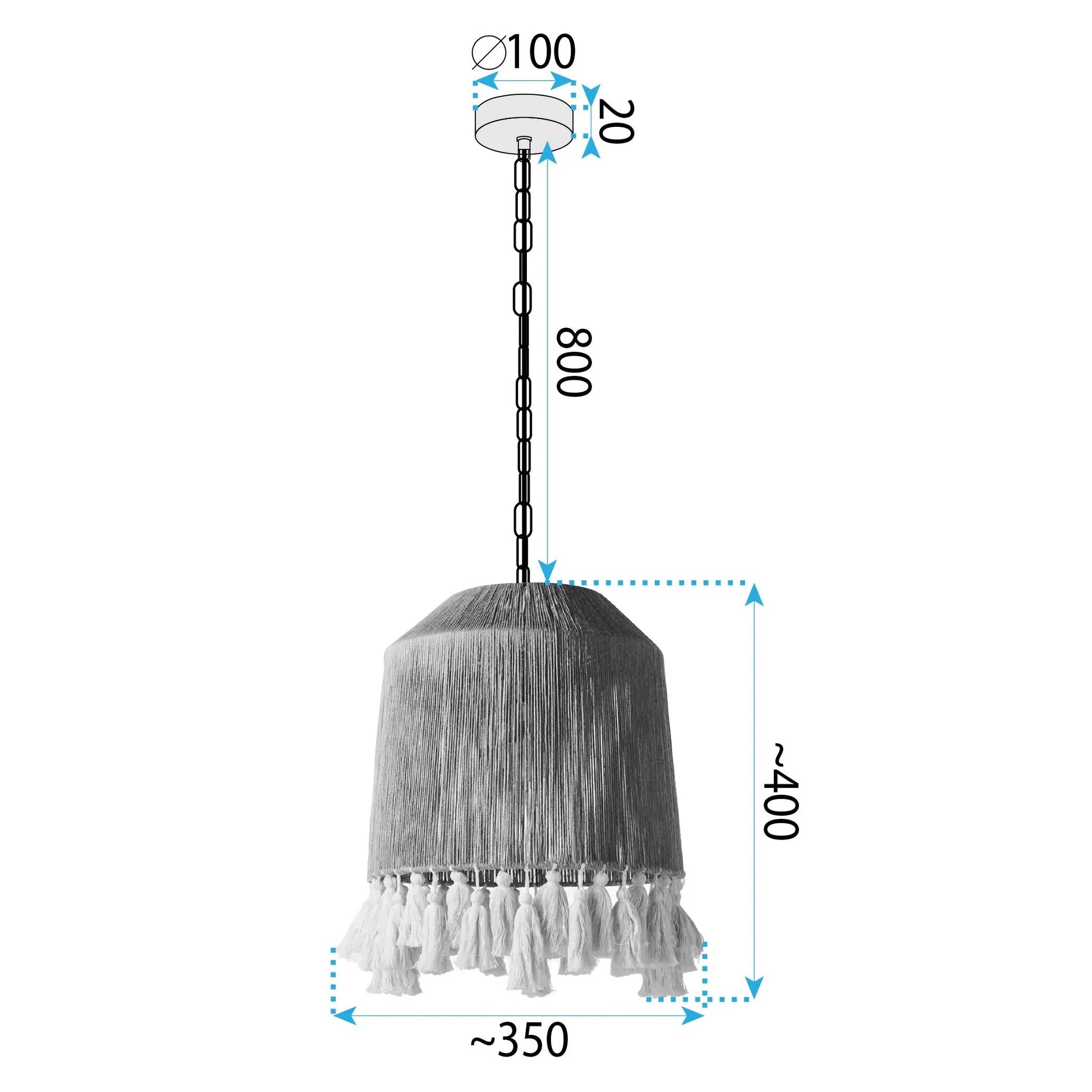 lampă suspendată APP1734-1CP 30 cm  9