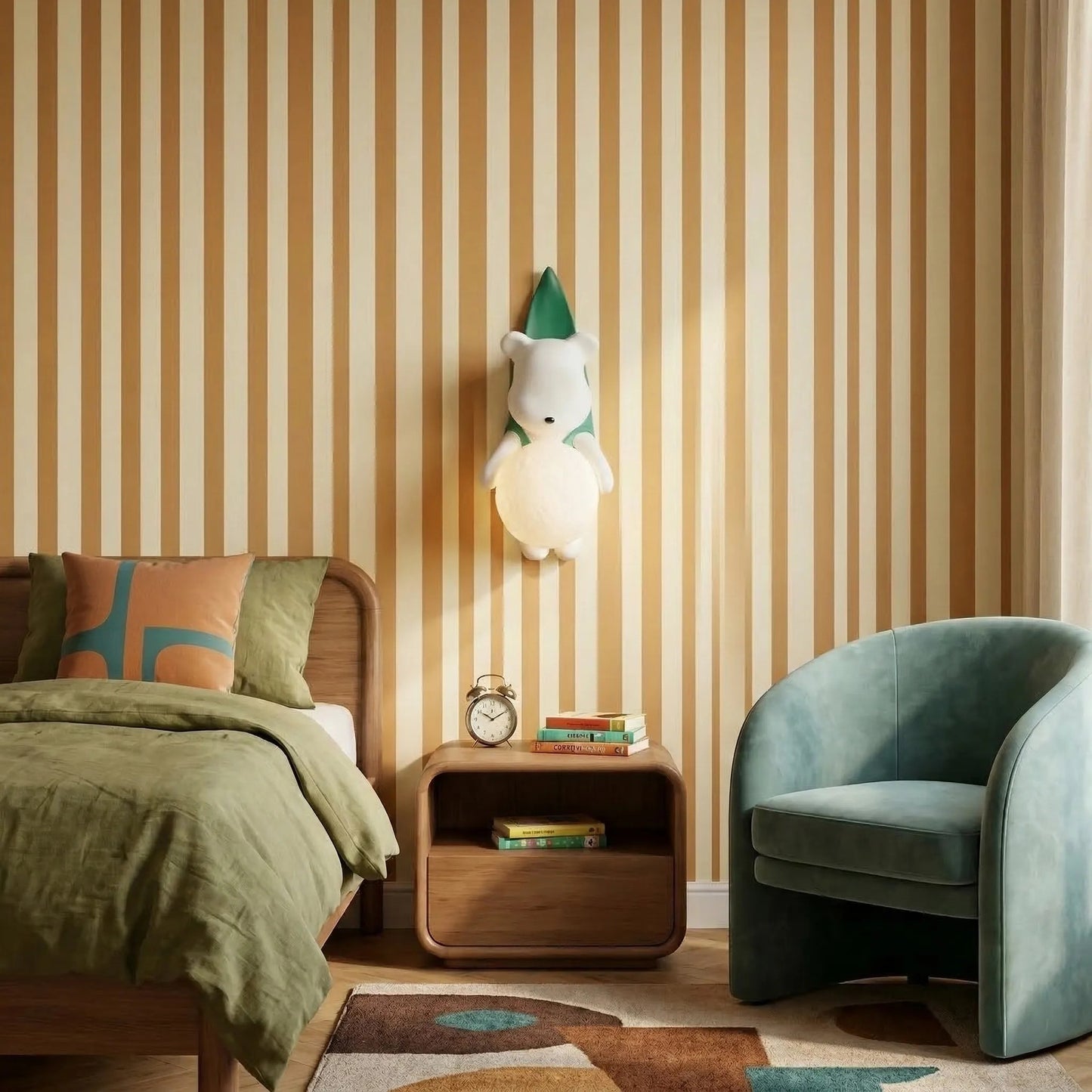 APLICĂ DE PERETE URS ÎN CĂMAȘĂ G169-1W BLUE  9