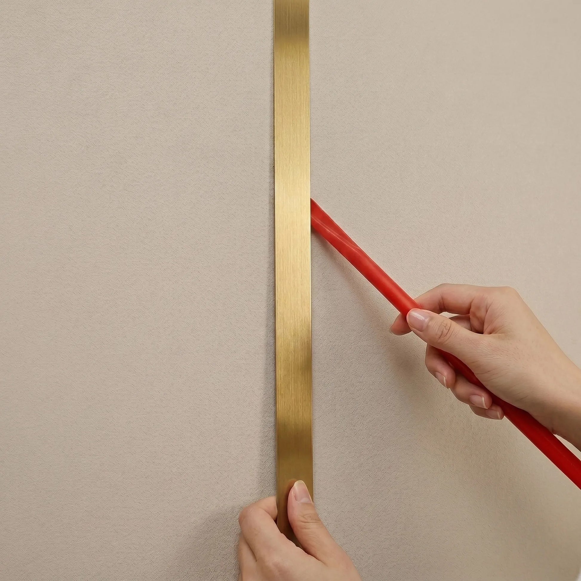 Bandă Decorativă Autoadezivă Rea P14454CA 3,8cm Brush Gold 9