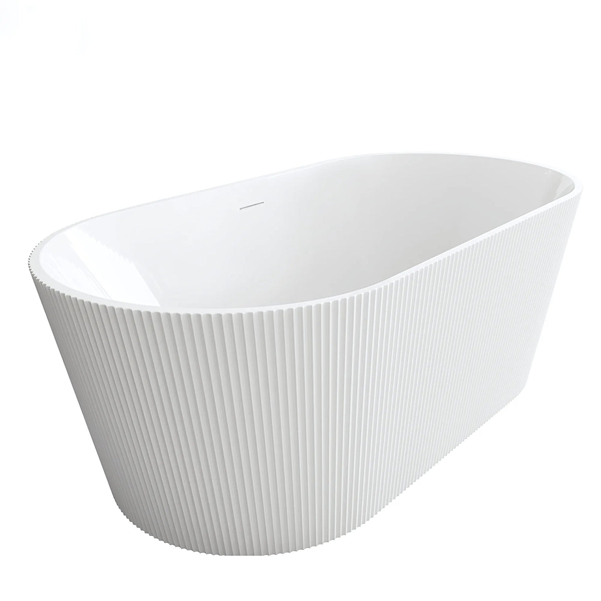 Cadă Acrilică Freestanding OFELIA 170 Capac Dop Negru 9