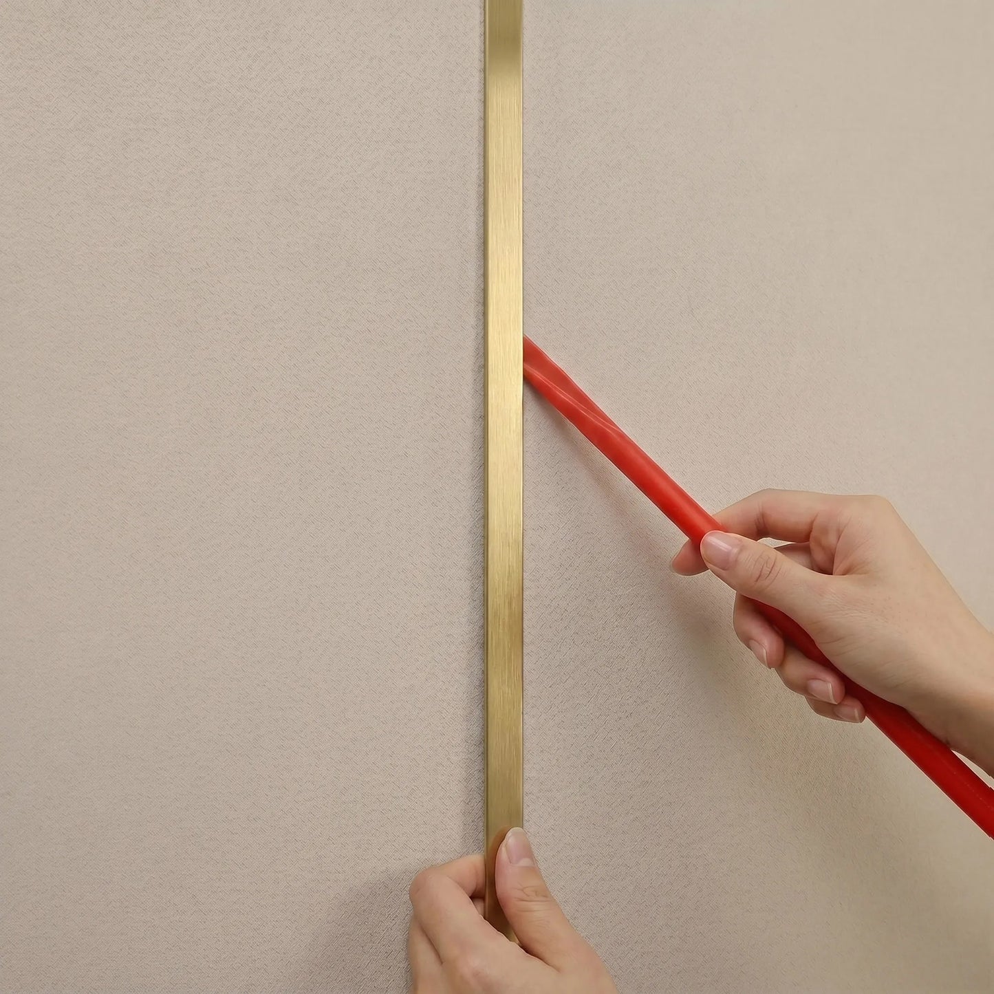 Bandă Decorativă Autoadezivă Rea P14454 2cm Brush Gold 9