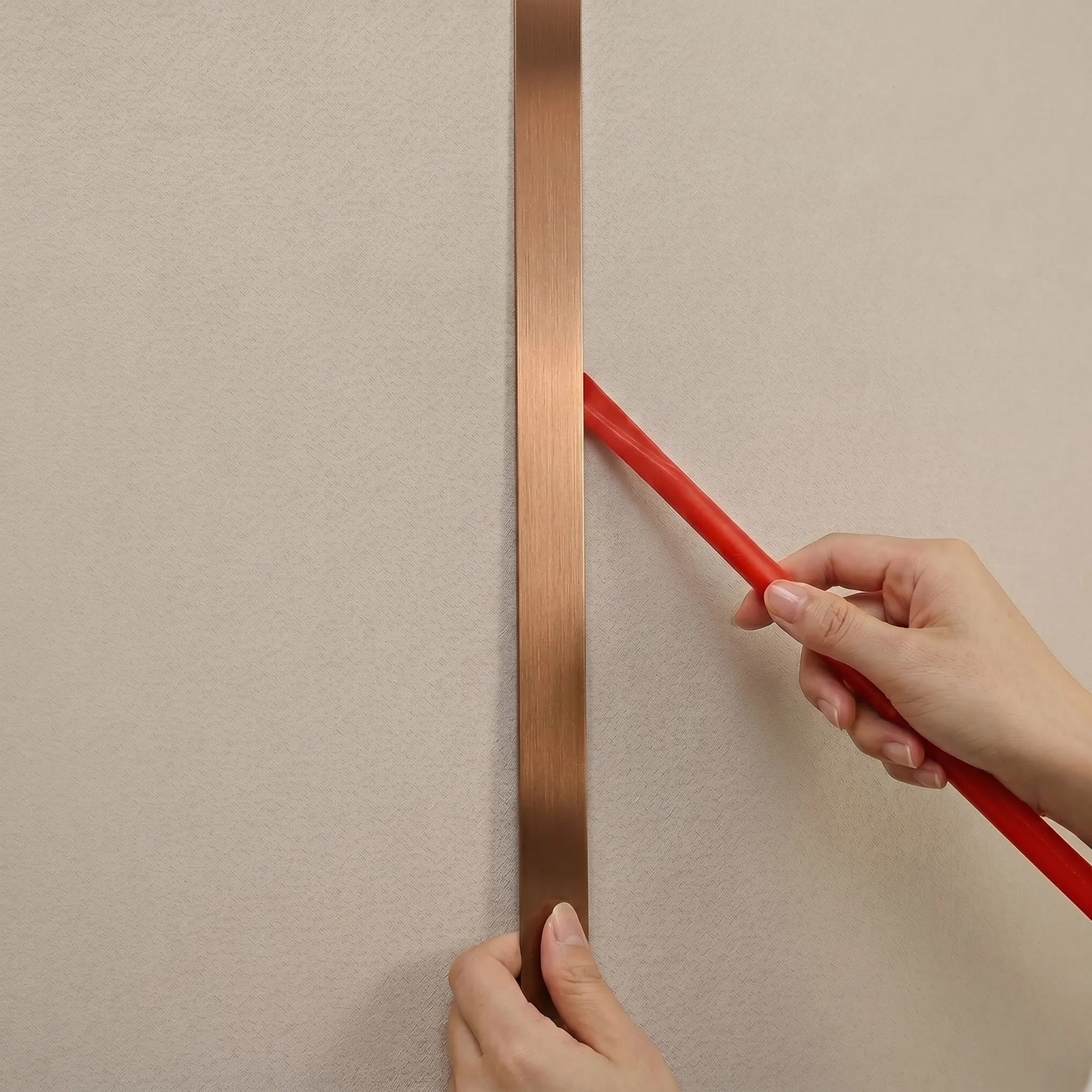 Bandă Decorativă Autoadezivă Rea P14454CB 3,8cm Brush Copper 9