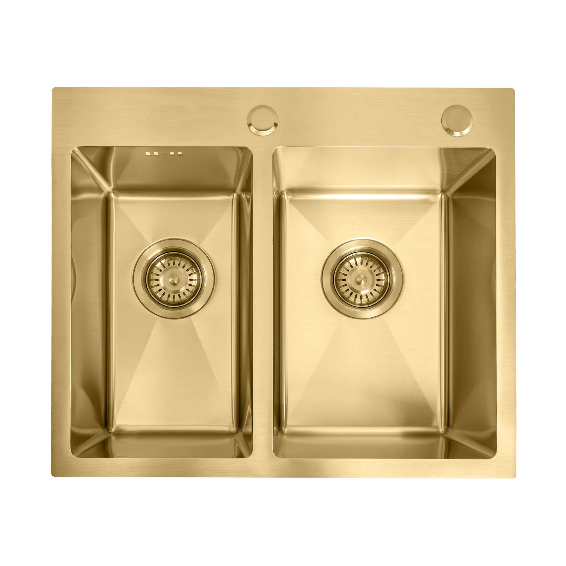 Chiuvetă inox Toby BRUSH GOLD fără robinet de bucătărie 9