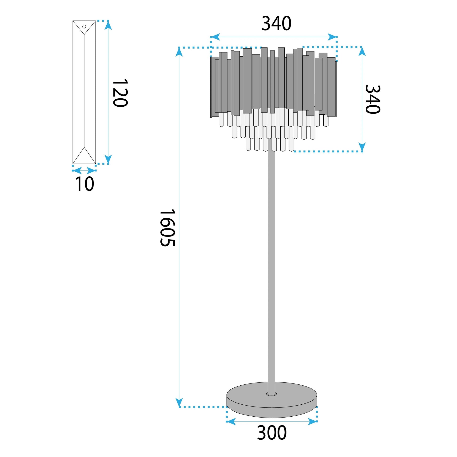 Lampa APP1717-3F Gold  9