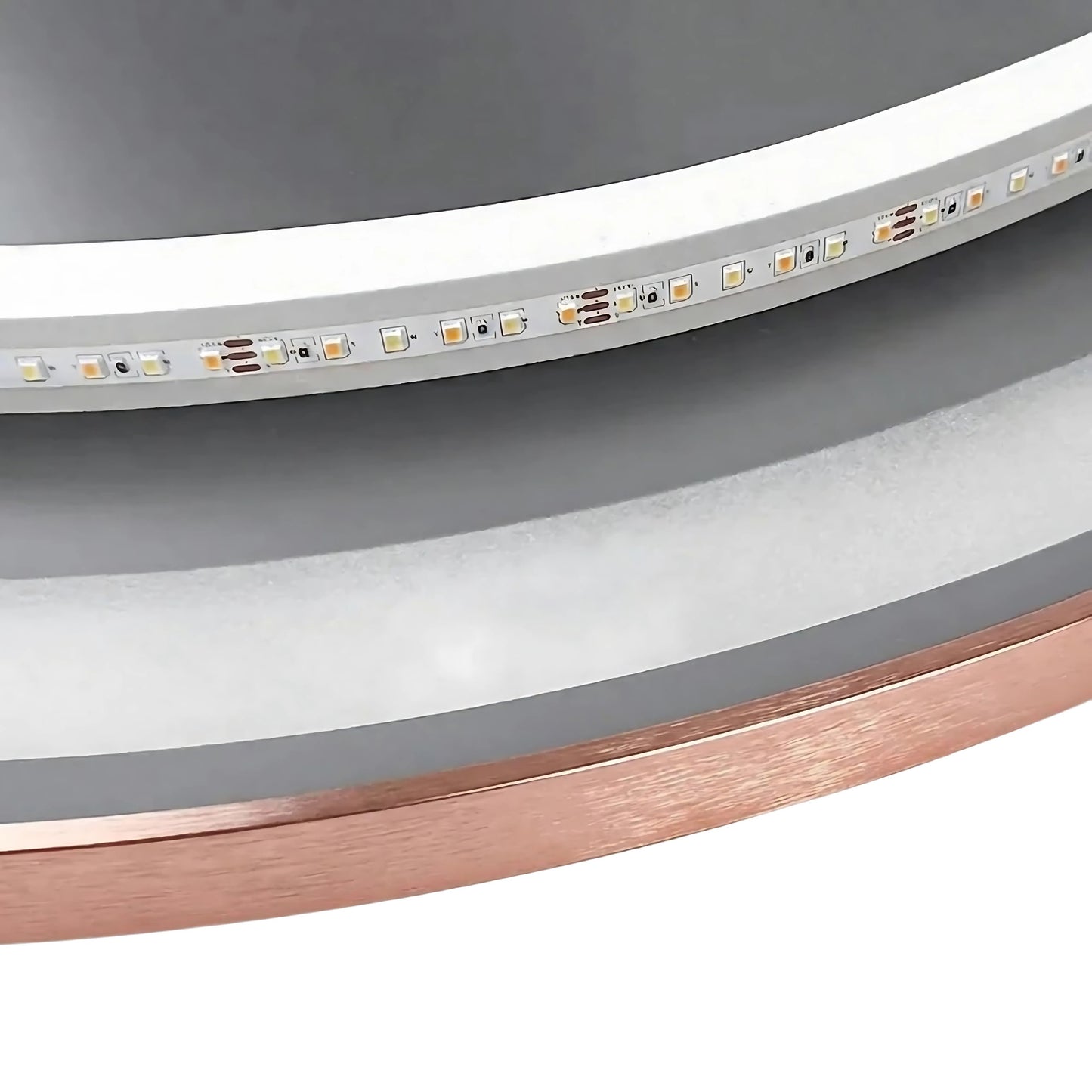 Oglindă LED 60cm MMJ BRUSH COPPER  9