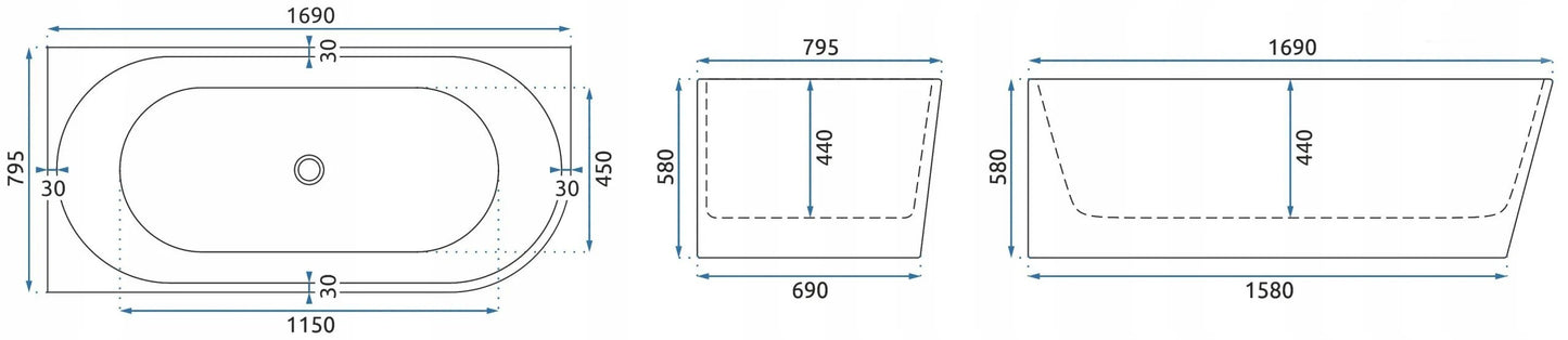 Cada SYDNEY BELLANTO LEFT 170cm Capac dop negru 9