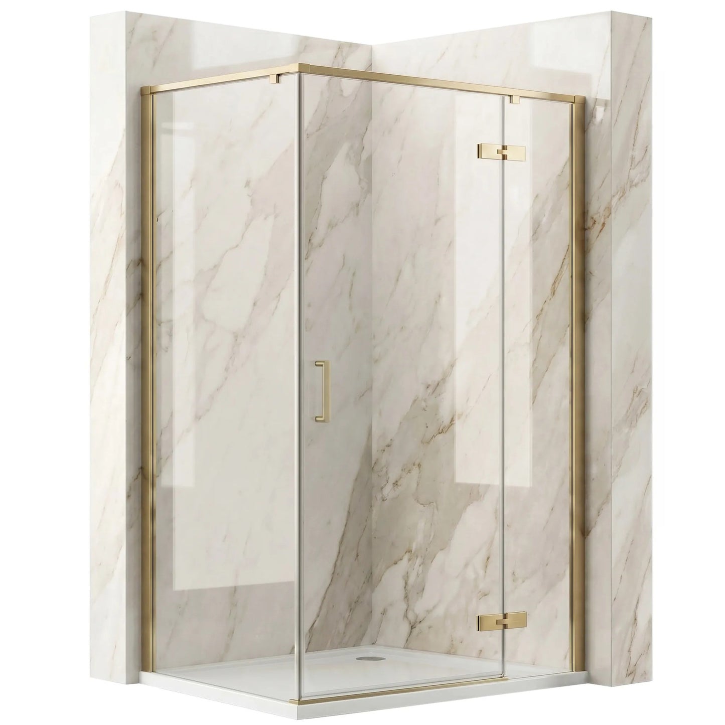 Cabina De Dus Rea Bruno 100x80 Brush Gold 9