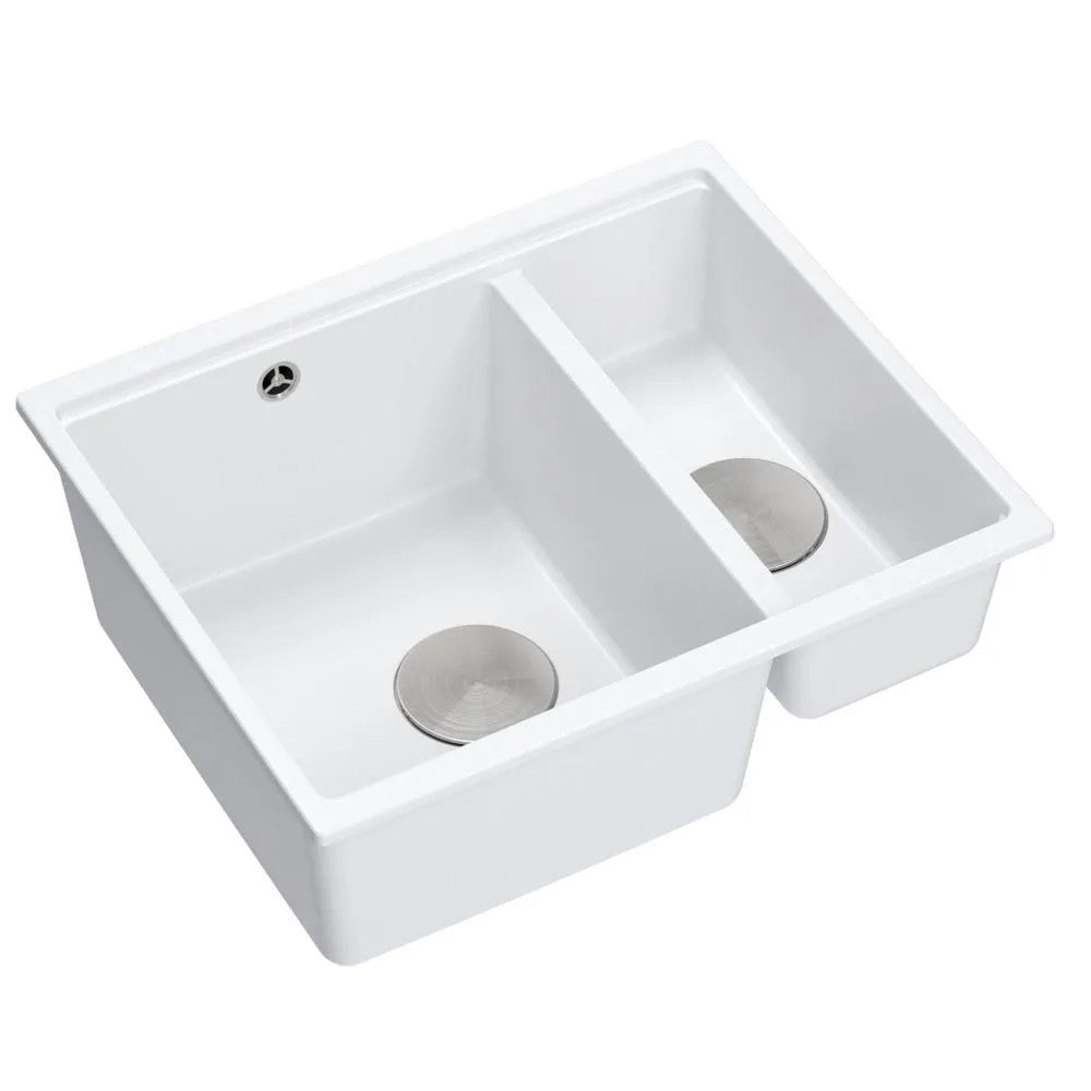 Chiuveta Din Granit Logan 150 White Dop Auriu 9