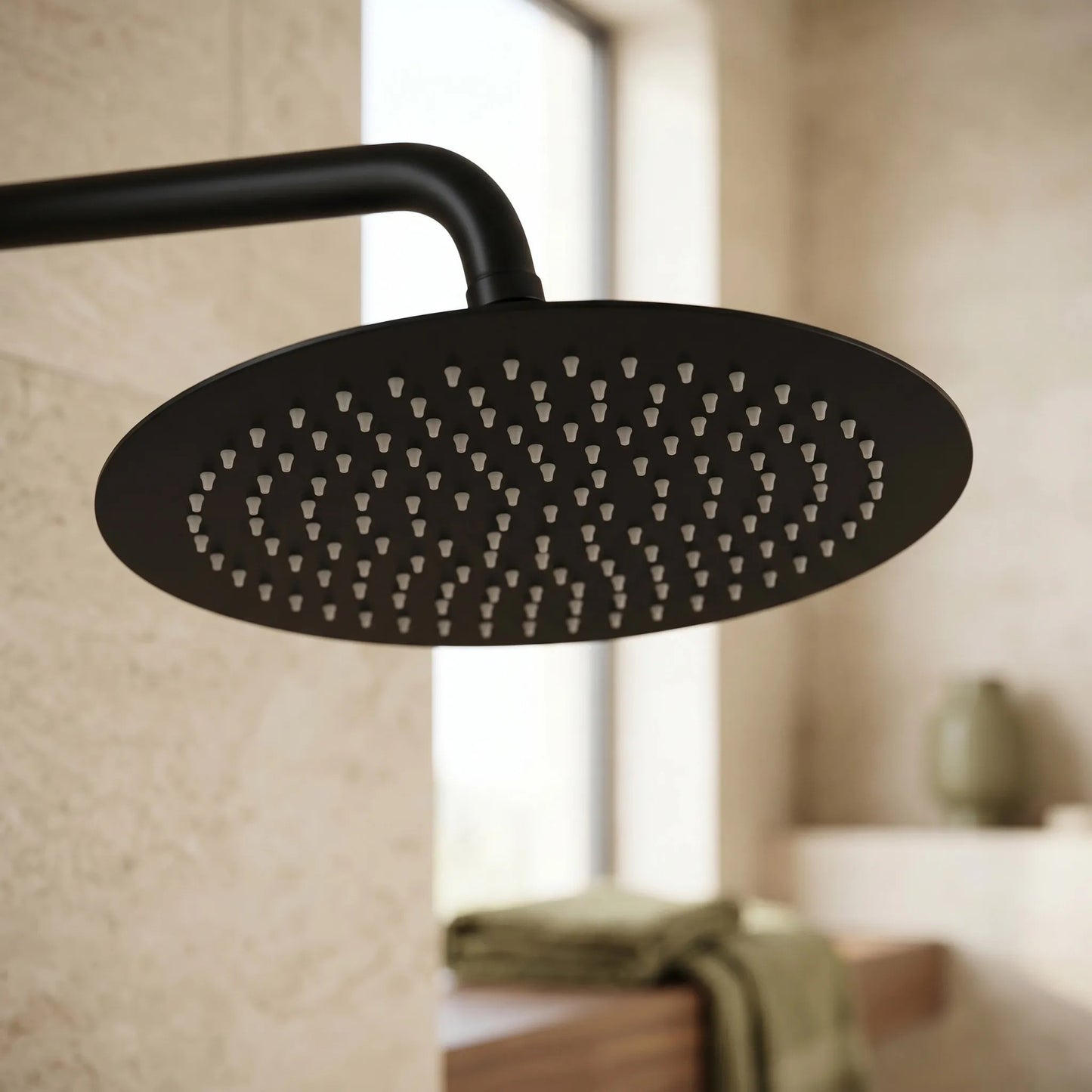 Cap De Duș Rotund REA JS-P014B 25cm Black 9