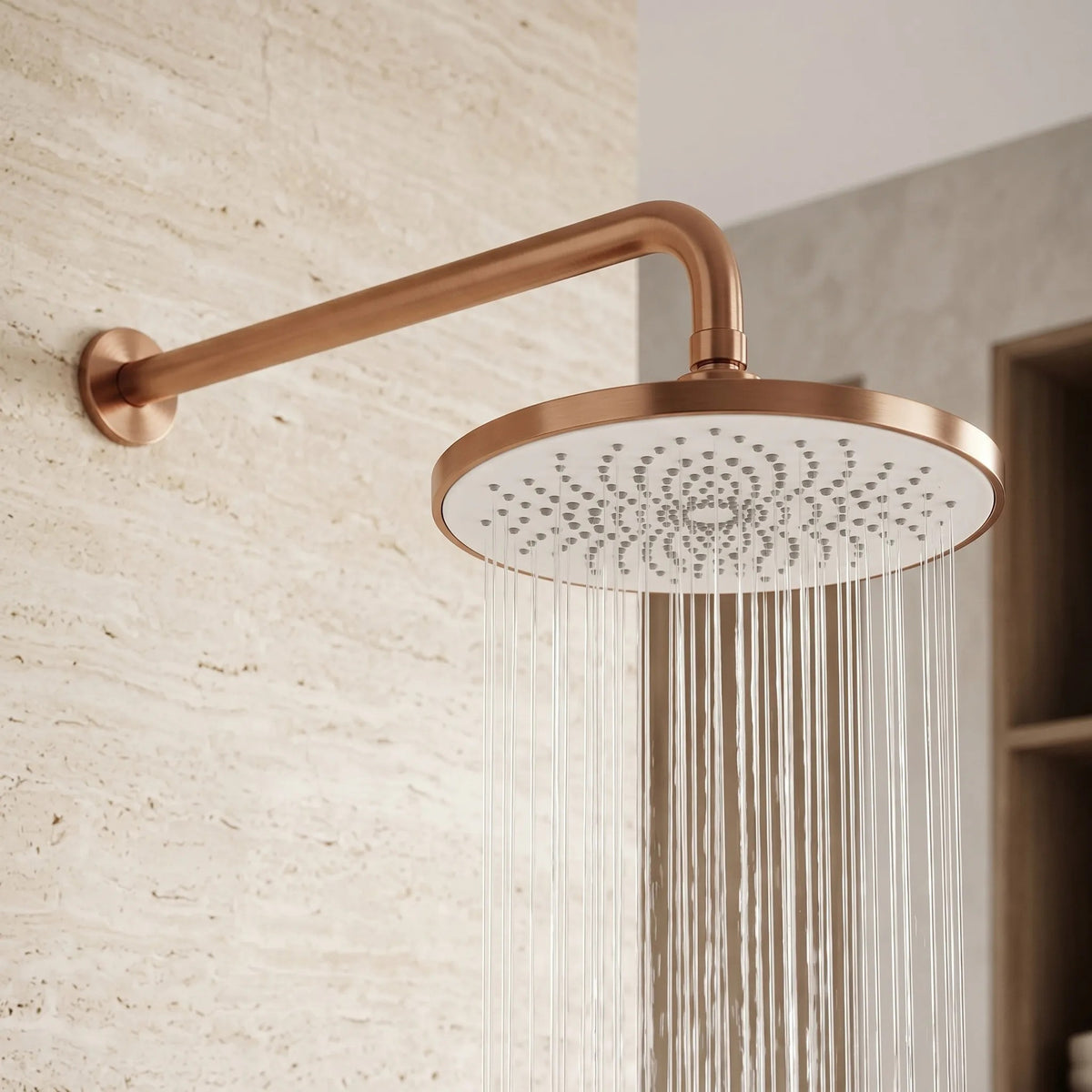 Cap De Duș Rotund REA JS-021BRG Brush Copper 9