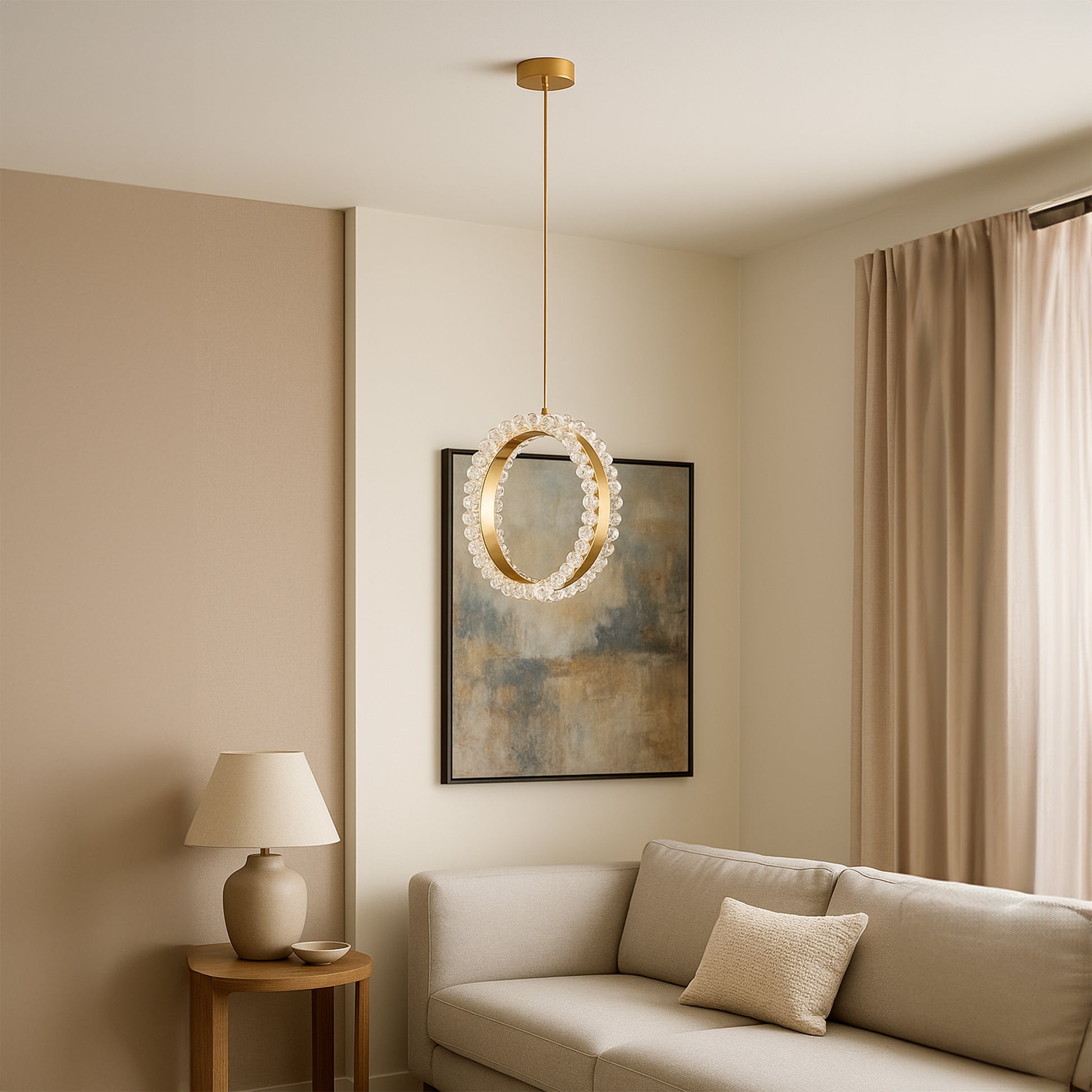 Lampa Led Lhj098-cp Gold  4