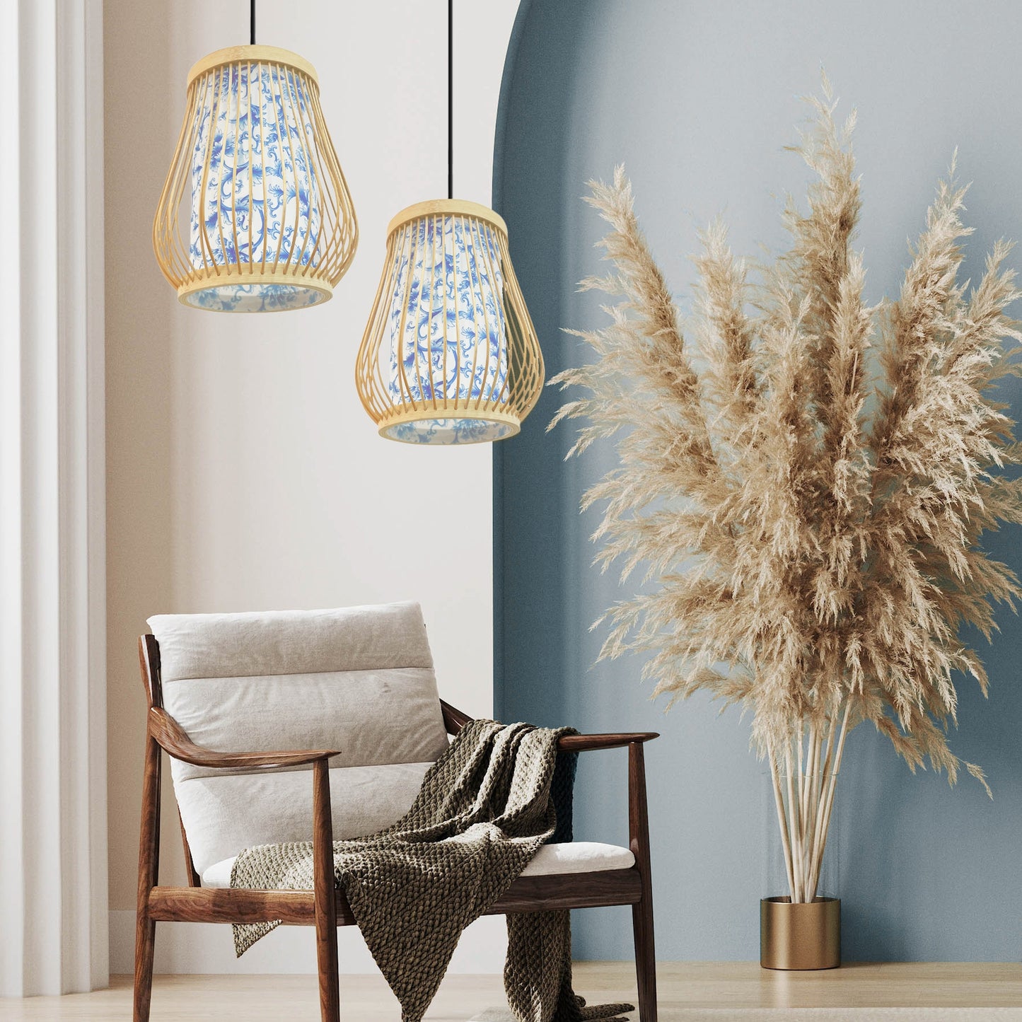 Lampă De Tavan Bamboo APP1635-1CP  6