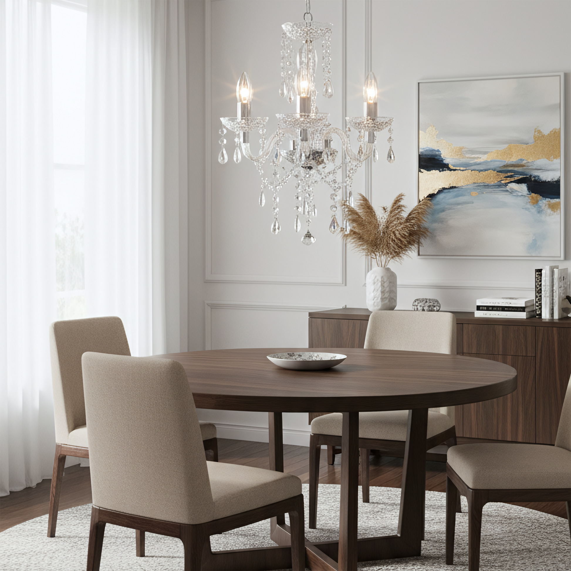 Lampă Suspendată Ebt006-3cp Transparent  3