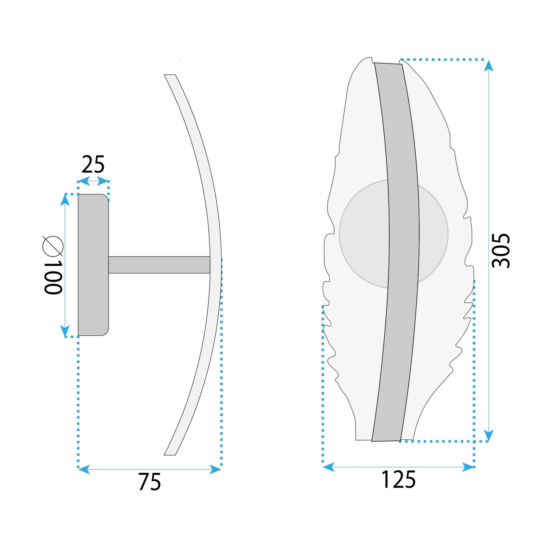 Lampa De Perete Led G140-w Gold  7