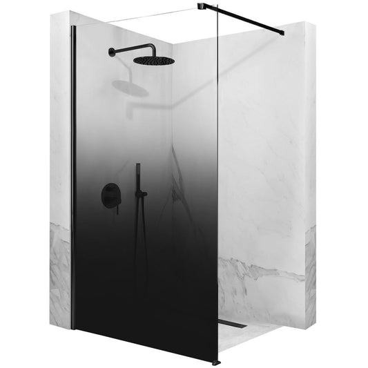 Paravan de dus Rea Aero Ombre Black/Black 120 1
