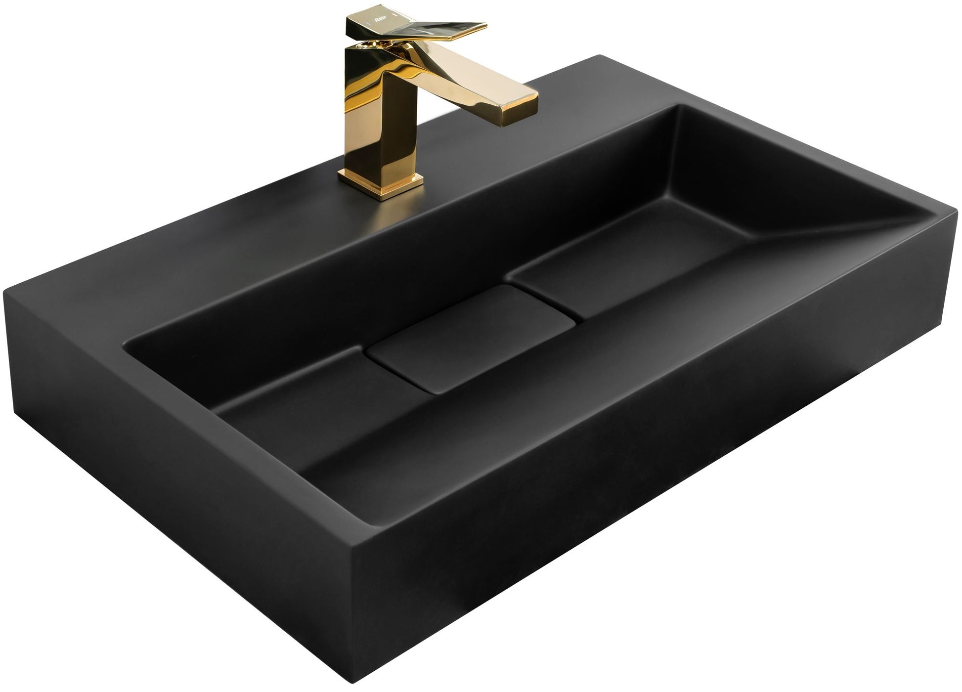 GOYA BLACK MAT 60CM LAVOAR DIN CONGLOMERAT  1