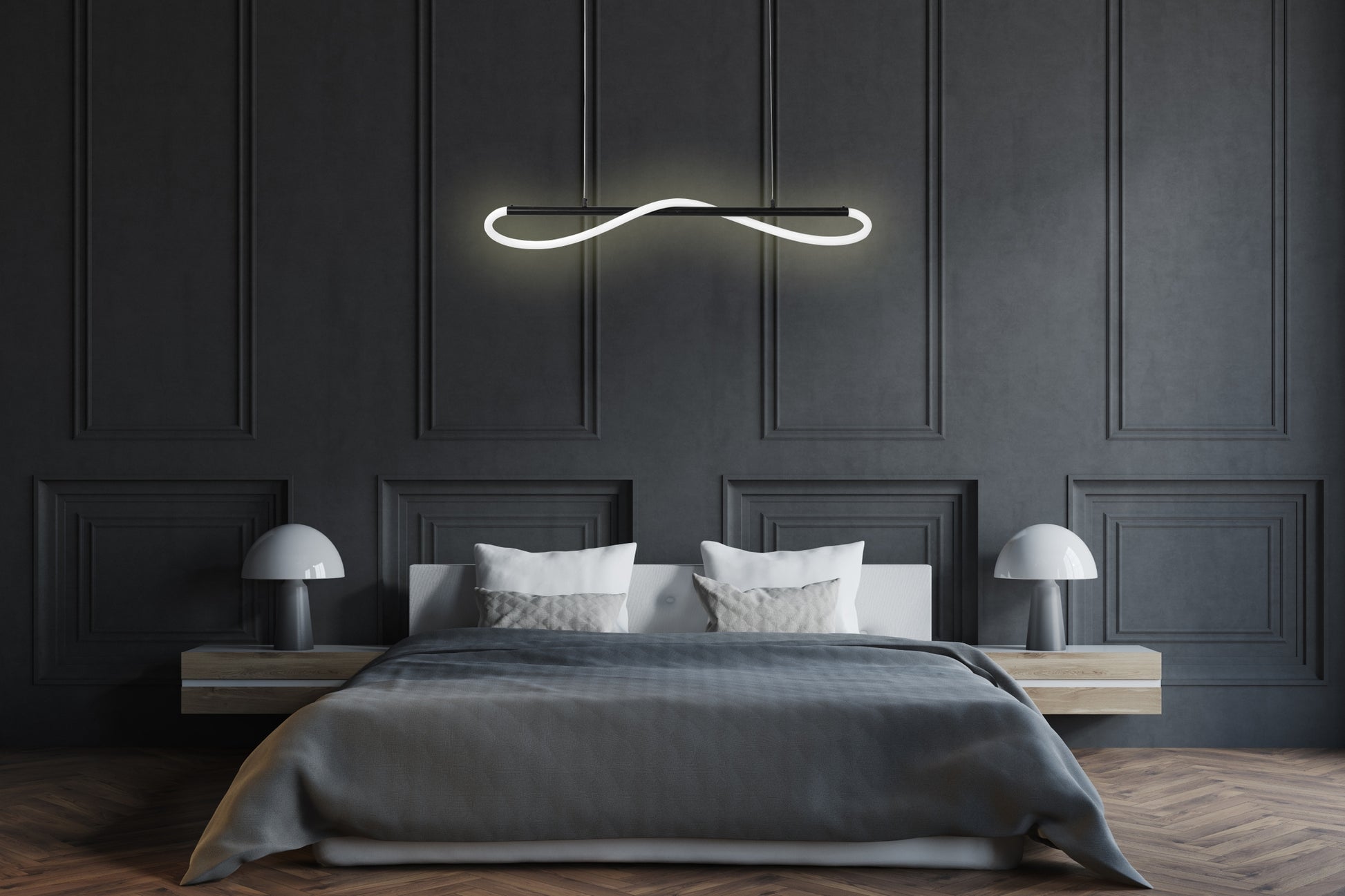 Lampa Led App853-cp Long Black  7