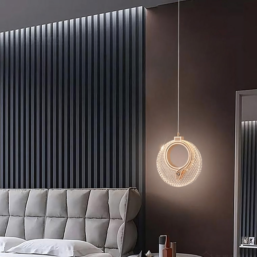 Lustră Cu Cristale Suspendată Lhj110-1cp Light Rose Gold  5