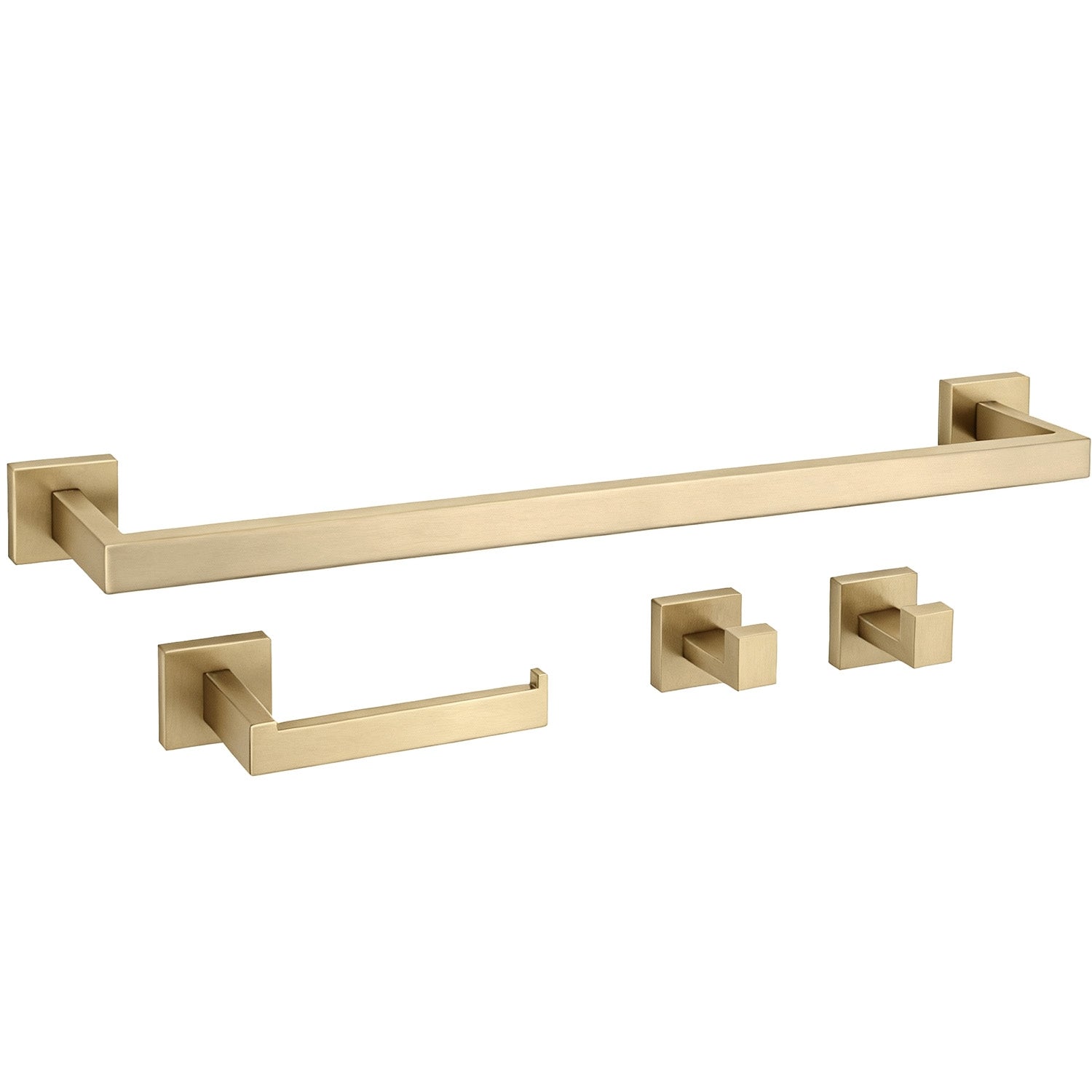 Set Accesorii Pentru Baie Rio Brush Gold 4 Piese  2