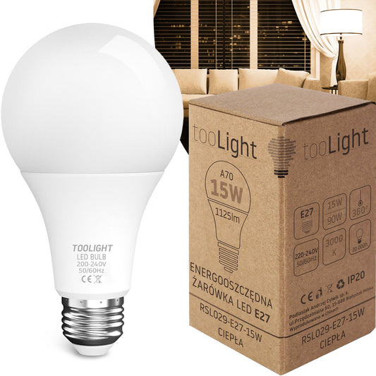 Bec cu LED RSL029 E27 15W Warm  1