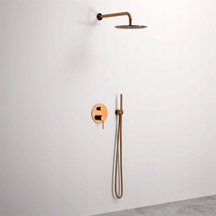 Set de duș incastrabil Rea Lungo Copper + BOX  7