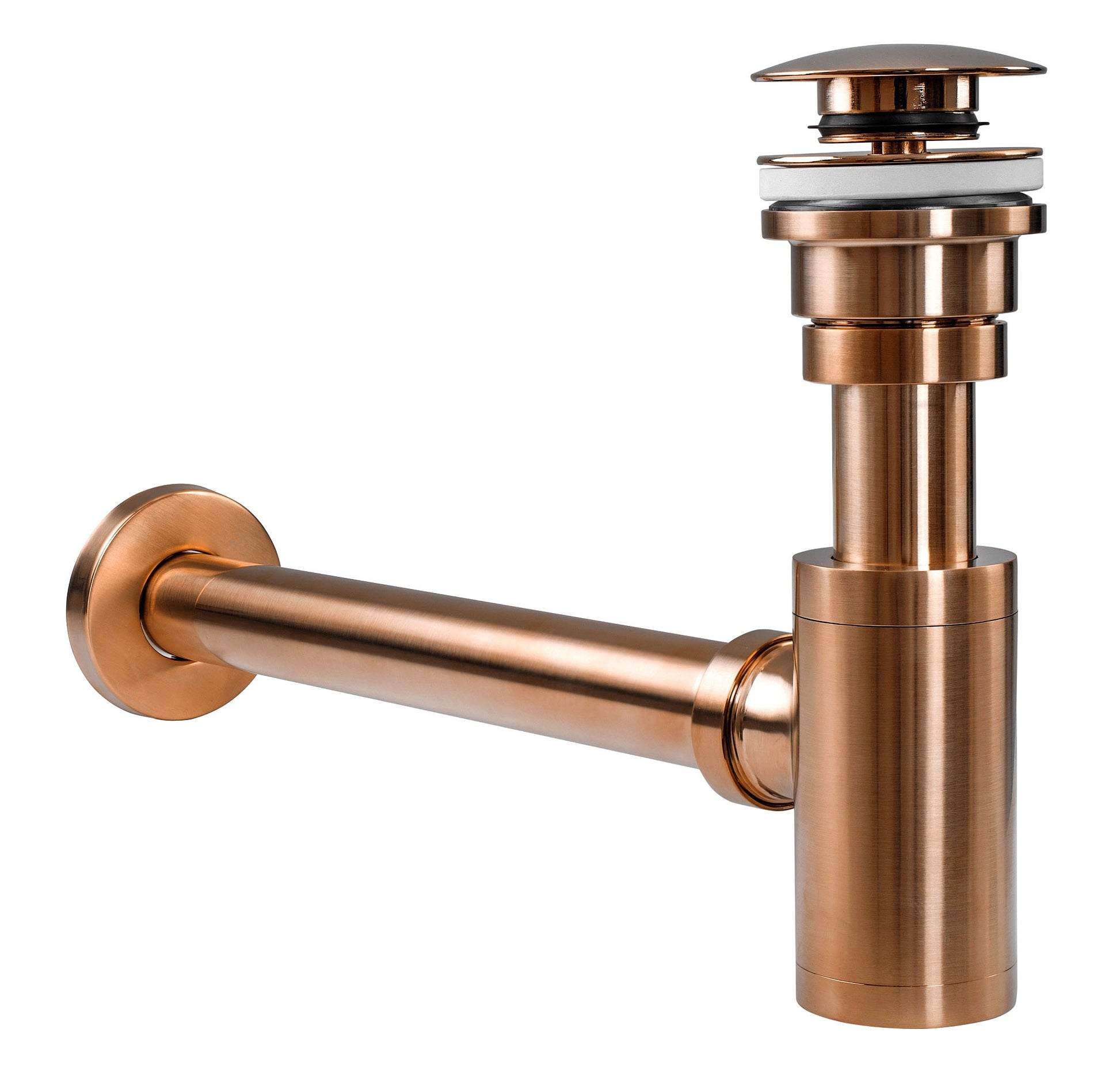 Sifon Pentru Lavoar Rea Cu Dop Klik-klak Rea Copper Mat  4