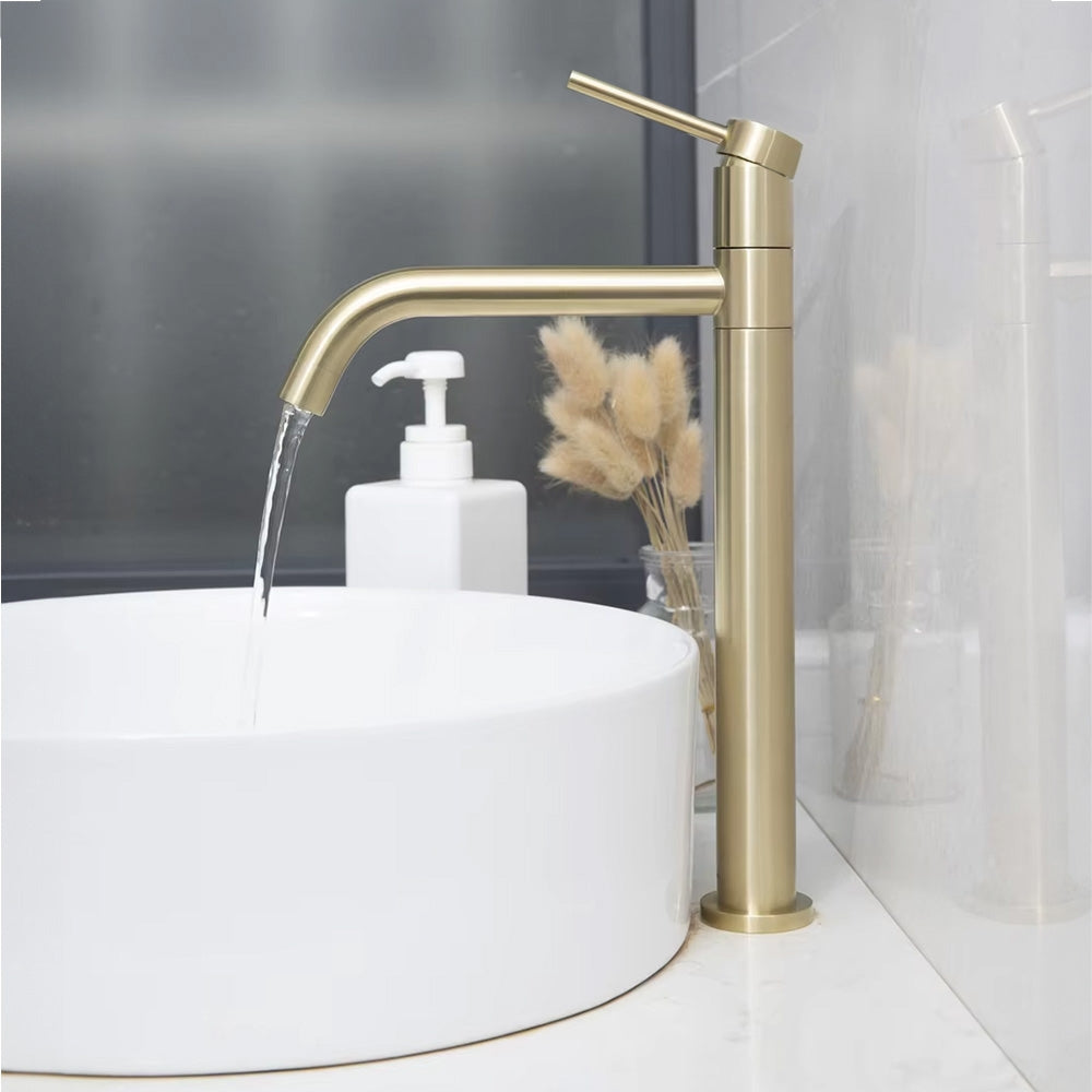 Baterie Pentru Baie Rea Lugano Slim Brush Gold High  2