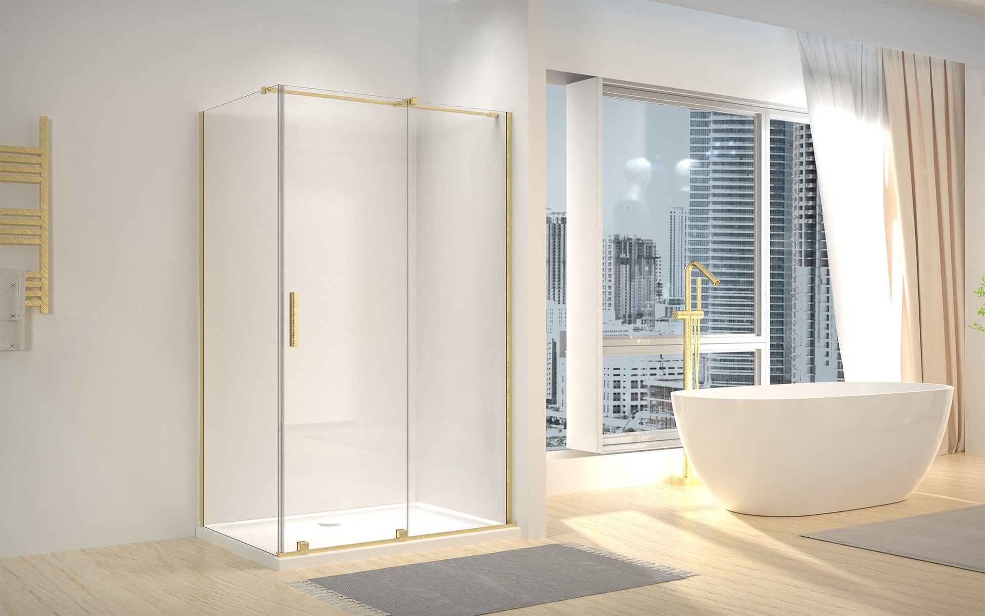 Cabina dus REA Montana Gold Brush 140x100  3