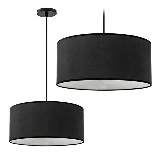 Lampa SUSPENDABILA Black Alb 40cm APP623-1CP 1