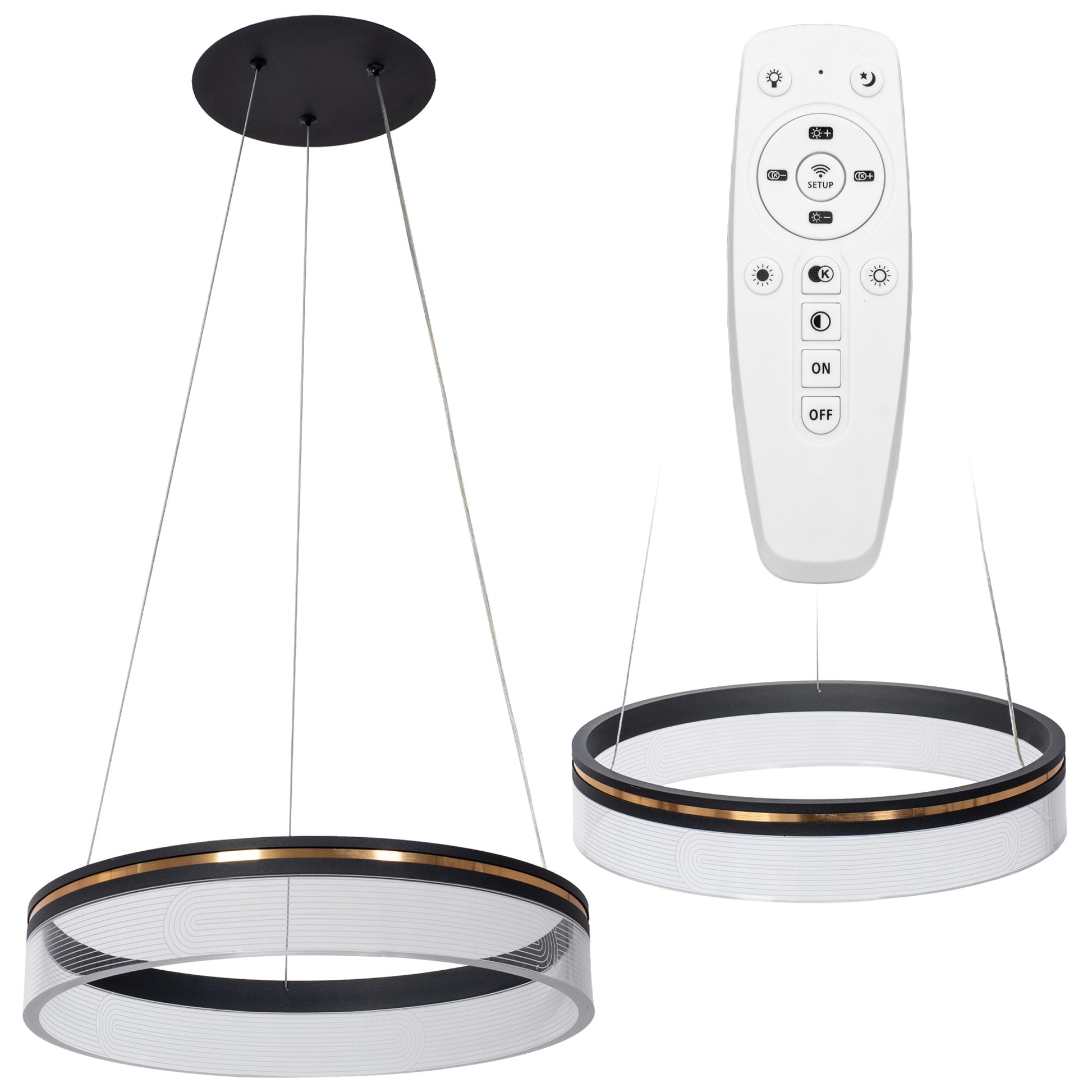 Lampă Suspendată App1191-cp 40cm Black  1