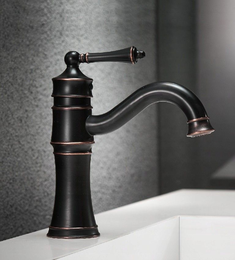 Baterie pentru baie Rea Vintage Old Black Low  2
