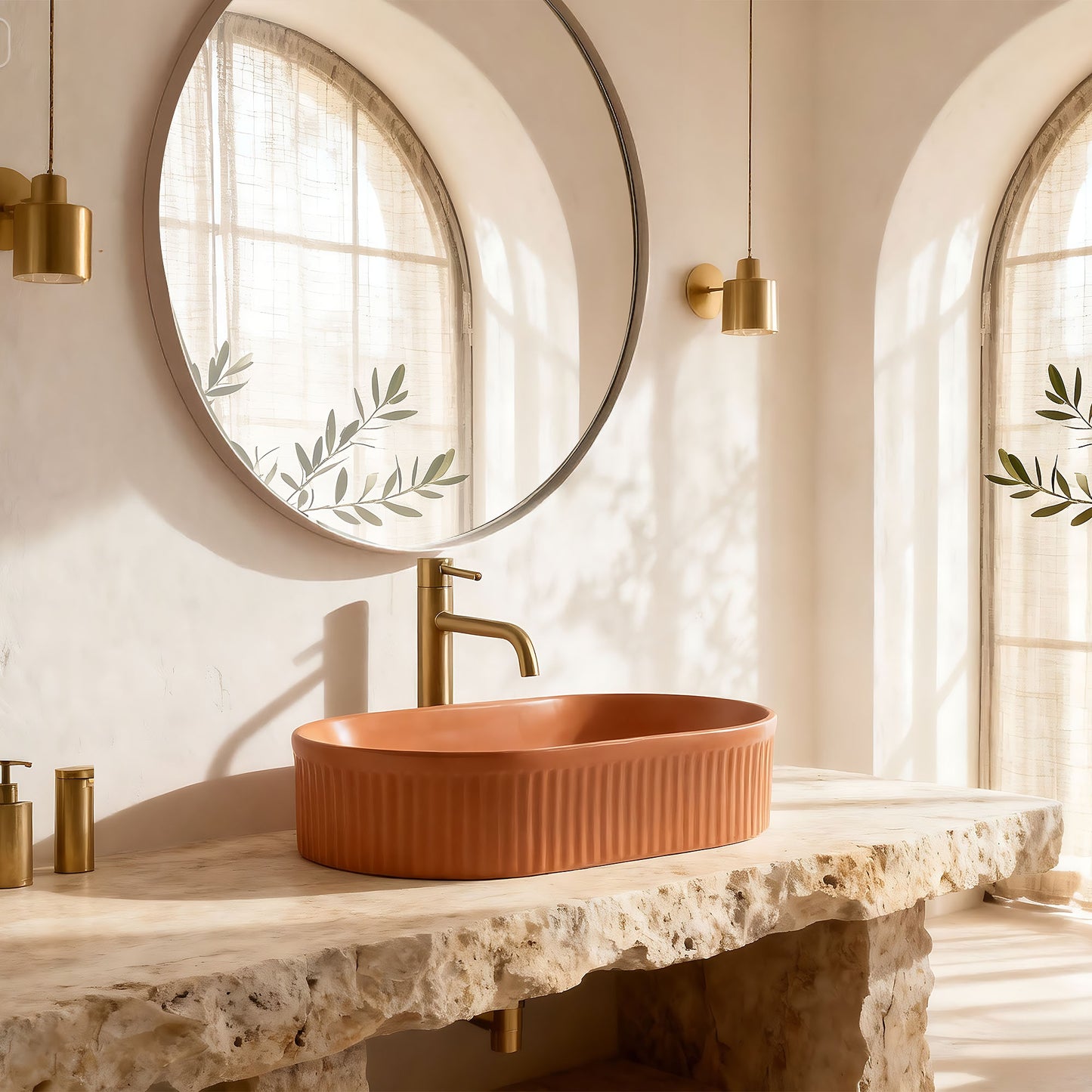 Lavoar Pe Blat Rea Vanda Cinnamon Matt  1