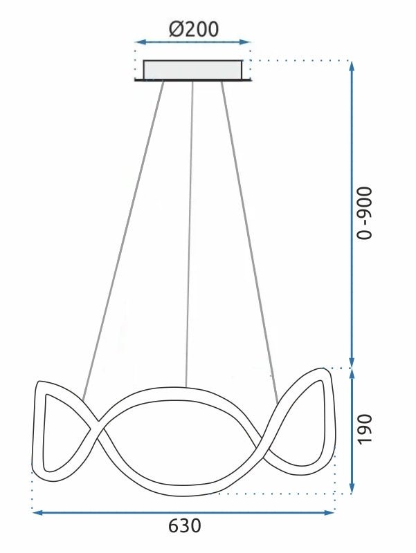 Lampa Led App801-cp Twist Chrome  9