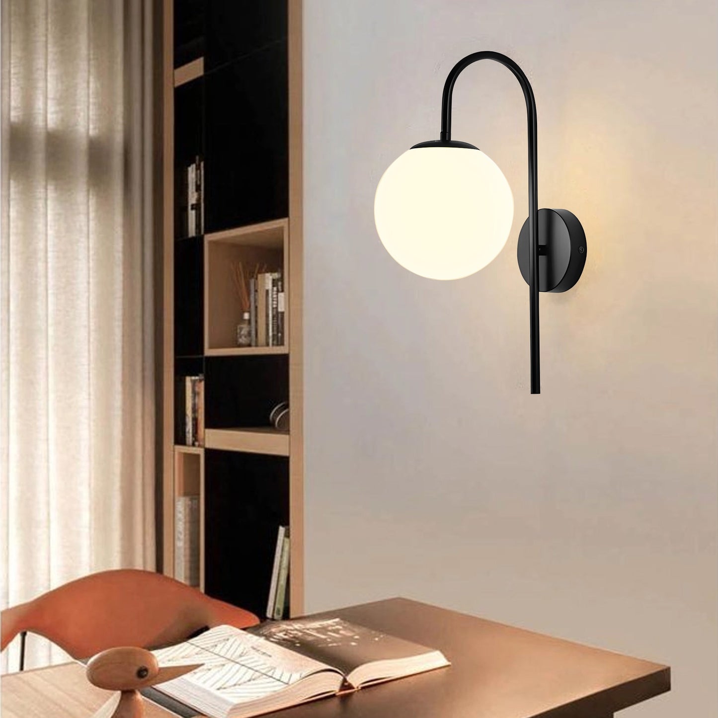 Lampa De Perete G090-1w Black  4