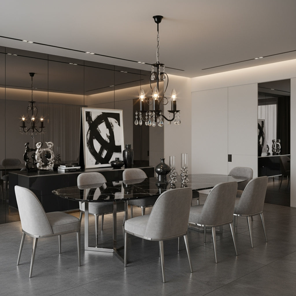 Lampă Suspendată Ebt013-3cp Black  3