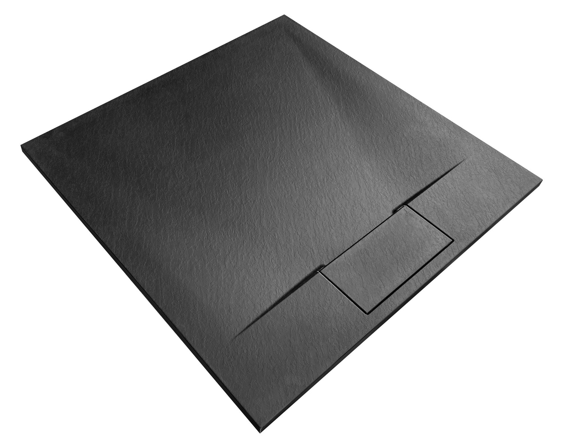 Cadita de dus Bazalt negru 90x90  5