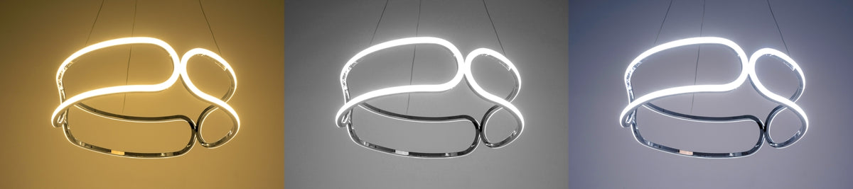 Lampă De Cristal Led App790-cp Trio Black  5