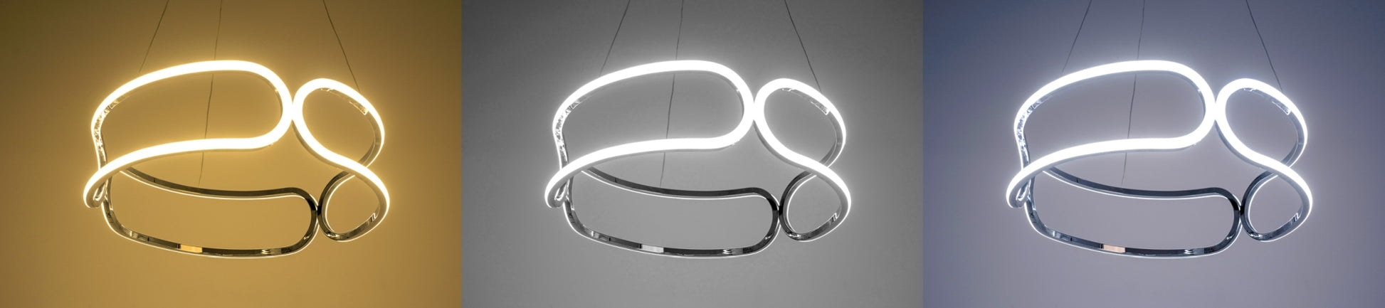 Lampă De Cristal Led App790-cp Trio Black  5