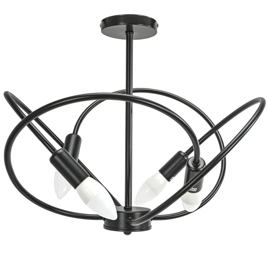 Lampa 4 Black APP1093-4C  1